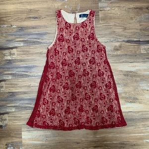 Francescas Red Lace Dress